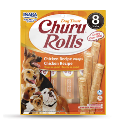 Churu Rolls Perro Sabor Pollo 96g (8 unid)5