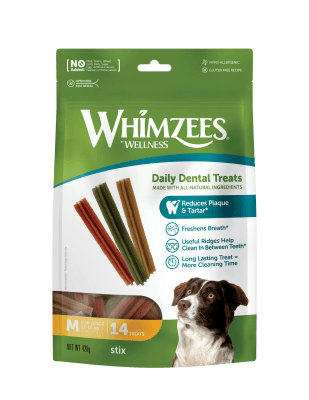 Whimzees Stix Dental Treats Talla M1