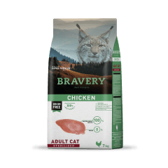 Bravery Gato Esterilizado Chicken 7 Kg