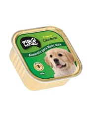 Lata Pura Natura Perro Cachorro Sabor Carne 300g