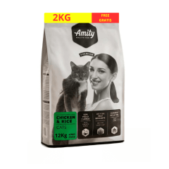Amity Premium Gato Chicken & Rice 10 + 2 Kg
