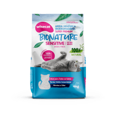WISECAT ARENA GATO SENSITIVE GRANO FINO 4Kg