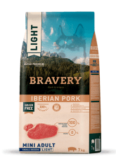 Bravery Mini Adulto Iberian Pork Light 7 Kg