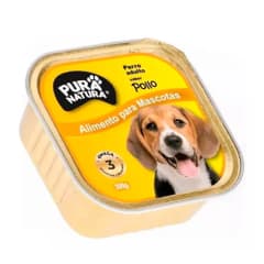 Lata Pura Natura Perro Adulto Sabor Pollo 300g
