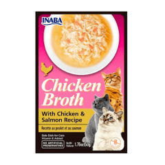 Churu Broth Chicken & Salmon 50g.
