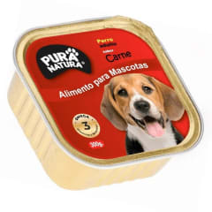 Lata Pura Natura Perro Adulto Sabor Carne 300g