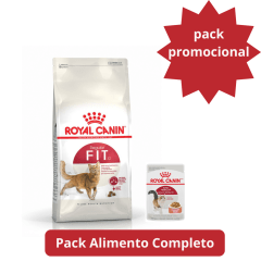 Royal Canin Fit 7,5 Kg + Pouch Royal Canin adulto instictive 85g
