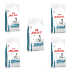 Royal Canin Hypoallergenic Moderates Calories 7,5Kg ( 5 bolsas x 1,5Kg)