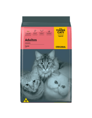 Three Cat Original Adulto Sabor Carne 10,1Kg