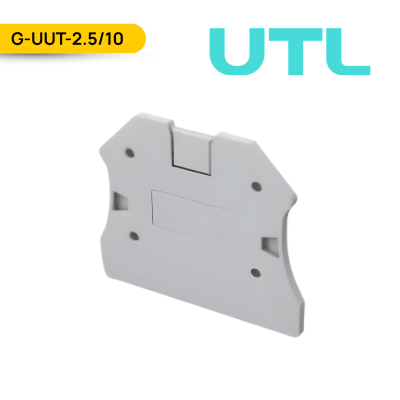 TAPA FINAL PARA BORNERA DE PASO, G-UUT-2.5/10; UTL1