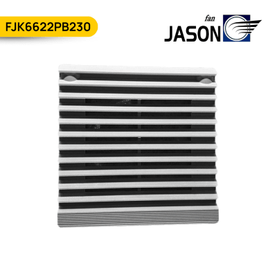 VENTILADOR C/ REJILLA Y FILTRO PARA TABLERO 107M3/H, 230 VAC. 148X148MM, FJK6622PB230; JASON FAN1