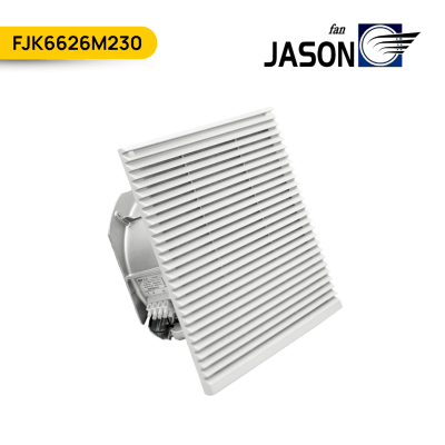 VENTILADOR C/ REJILLA Y FILTRO PARA TABLERO 707M3/H, 230 VAC. 324X324MM, FJK6626M230; JASON FAN1