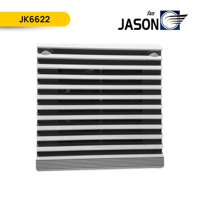REJILLA CON FILTRO PARA TABLEROS 148X148MM RAL 7035, JK6622; JASON FAN1