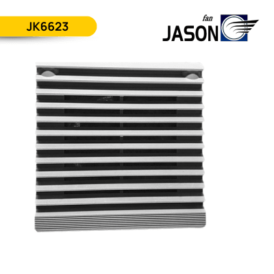 REJILLA CON FILTRO PARA TABLEROS 204X204MM RAL 7035, JK6623; JASON FAN1