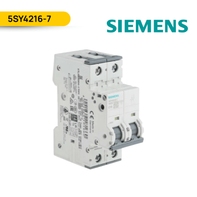 INTERRUPTOR (P/RIEL) , 2X16A, 10KA/400VAC, 5SY4216-7; SIEMENS1