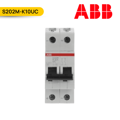 INTERRUPTOR (P/RIEL) 2X10A. DC 440V AC 400V 10kA; S202M-K10UC; ABB1