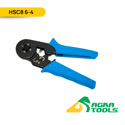 PRENSA TERMINAL MANUAL TIPO ESTRELLA PARA SOBREMOLDEADO (0.08 - 6MM2); HSC8 6-4; AGRA TOOLS1