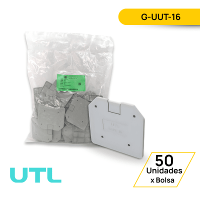 TAPA FINAL PARA BORNERA DE PASO G-UUT-16 - 50 UNIDADES1