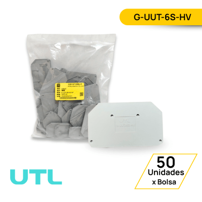 TAPA FINAL PARA BORNERA INTERRUMPIBLE G-UUT-6S-HV - 50 UNIDADES1