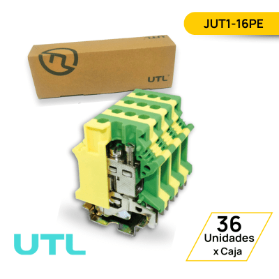 BORNERA DE TIERRA JUT1-16PE - 36 UNIDADES1