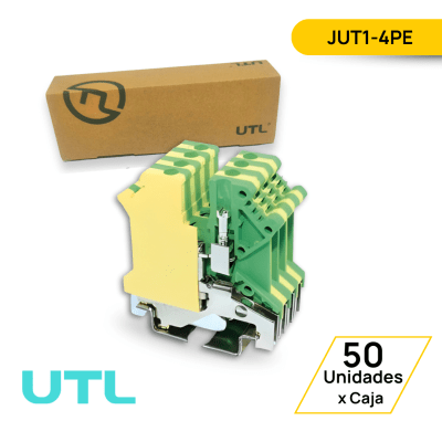 BORNERA DE TIERRA JUT1-4PE - 50 UNIDADES1