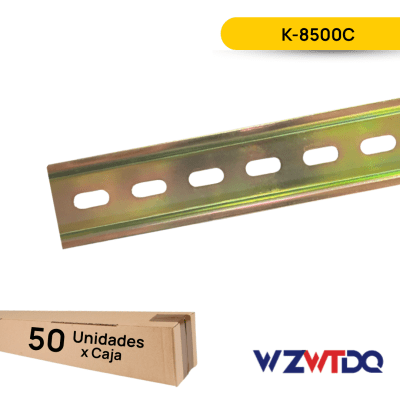 RIEL DIN 7.5MM X 2000MM - 50 UNIDADES1