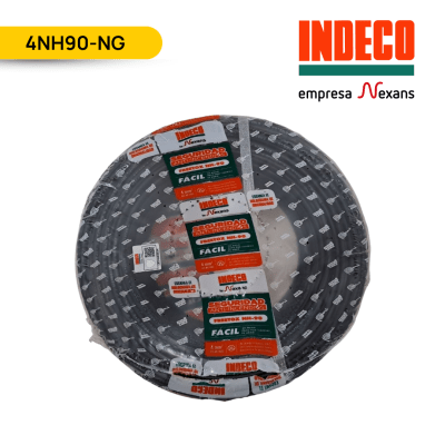 CONDUCTOR ELECTRICO 750V LIBRE HALOGENO 4MM2 NEGRO FREETOX-PC NH90; INDECO1