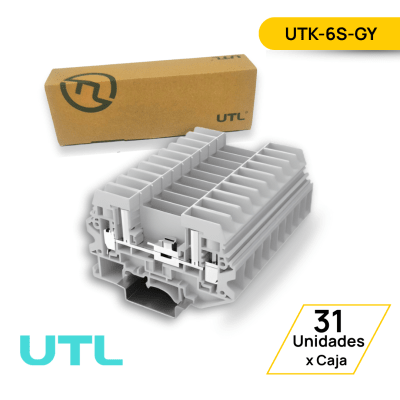 BORNE INTERRUMPIBLE PARA MEDICIONES UTK-6S-GY - 31 UNIDADES1