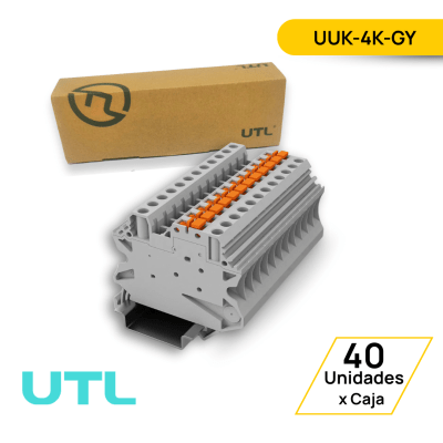 BORNERA INTERRUMPIBLE P/CUCHILLA UUK-4K-GY - 40 UNIDADES1