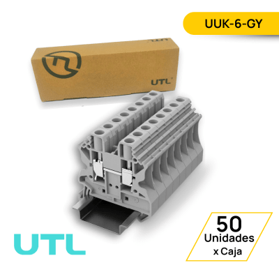 BORNERA DE PASO UUK-6-GY - 50 UNIDADES1