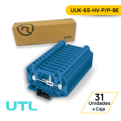 BORNE INTERRUMPIBLE PARA MEDICIONES UUK-6S-HV-P/P-BE - 31 UNIDADES1