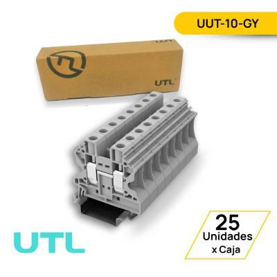 BORNERA DE PASO UUT-10-GY - 25 UNIDADES1
