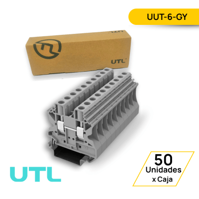BORNERA DE PASO UUT-6-GY - 50 UNIDADES1