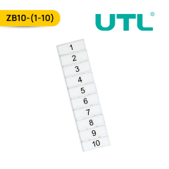 NUMERADOR PARA BORNERA ZB10, VERTICAL; UTL