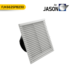 VENTILADOR C/ REJILLA Y FILTRO PARA TABLERO 320M3/H, 230 VAC. 255X255MM, FJK6625PB230; JASON FAN