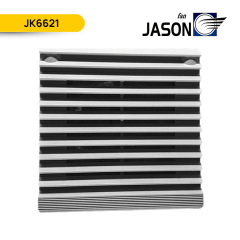 REJILLA CON FILTRO PARA TABLEROS 116X116MM RAL 7035, JK6621; JASON FAN