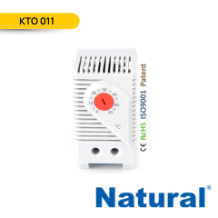 TERMOSTATO BIMETALICO, 0 a 60ºC, (NC) CALEFACCION. KTO 011; NATURAL