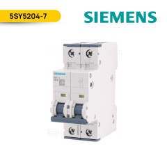 INTERRUPTOR (P/RIEL) 2X4A. DC 440V AC 400V 10kA; 5SY5204-7; SIEMENS