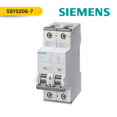 INTERRUPTOR (P/RIEL) 2X6A. DC 440V AC 400V 10kA; 5SY5206-7; SIEMENS