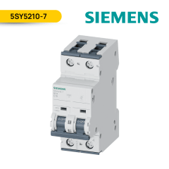 INTERRUPTOR (P/RIEL) 2X10A. DC 440V AC 400V 10kA; 5SY5210-7; SIEMENS