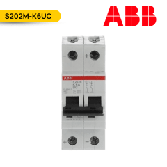 INTERRUPTOR (P/RIEL) 2X6A. DC 440V AC 400V 10kA; S202M-K6UC; ABB