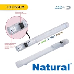 LÁMPARA LED PARA TABLERO 4W, 48-265VAC/DC LED 025CM CON FIJACIÓN MAGNÉTICA; NATURAL