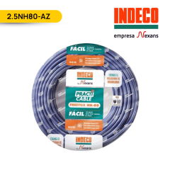 CONDUCTOR ELECTRICO 750V LIBRE HALOGENO 2.5MM2 AZUL PC NH-80; INDECO