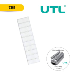 NUMERADOR PARA BORNERA SIN NUMERAL; UTL
