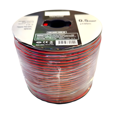 Cable Rojo/Negro 22AWG 100mt1