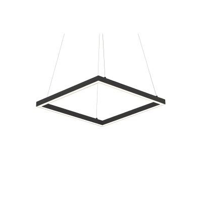 Lámpara Marco Colgante 1x1m 24V 80W 3000K Negro1