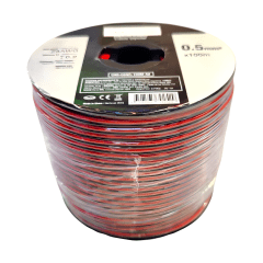 Cable Rojo/Negro 22AWG 100mt