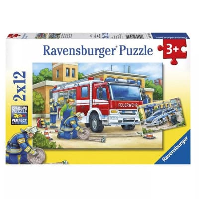 Puzzle Policía y Bombero - 2x121
