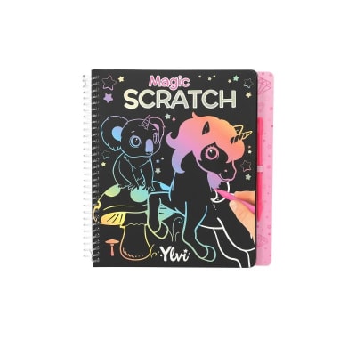 Libro con páginas negras de Ylvi Magic Scratch1