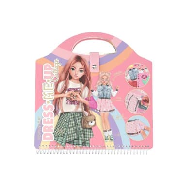 Cuaderno collage en forma de cartera - Dress me up1